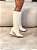 Bota Feminina Dani Off-white Cano Alto - Imagem 3