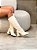 Bota Feminina Dani Off-white Cano Alto - Imagem 5