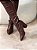 Bota Feminina Over Aisha Marrom em Strech - Imagem 12