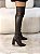 Bota Feminina Over Aisha Marrom em Strech - Imagem 3