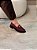 Mocassim Feminino Zaya Vinho em Couro legítimo - Imagem 9