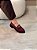 Mocassim Feminino Zaya Vinho em Couro legítimo - Imagem 4