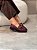 Mocassim Feminino Zaya Vinho em Couro legítimo - Imagem 13