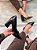 Scarpin Feminino Penélope Preto em Couro legítimo - Imagem 1