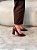 Scarpin Feminino Penélope Vinho em Couro legítimo - Imagem 12