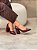 Scarpin Feminino Penélope Vinho em Couro legítimo - Imagem 4