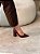 Scarpin Feminino Penélope Vinho em Couro legítimo - Imagem 2