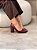 Scarpin Feminino Penélope Vinho em Couro legítimo - Imagem 14