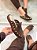 Clog Feminino Dara Marrom em Couro Camurça - Imagem 1