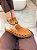 Clog Feminino Dara Caramelo em Couro Camurça - Imagem 7