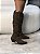 Bota Feminina Western Kênia Marrom Camurça em couro legítimo - Imagem 3