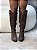 Bota Feminina Western Kênia Marrom Camurça em couro legítimo - Imagem 7