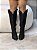 Bota Feminina Western Kênia Preta Camurça em couro legítimo - Imagem 6