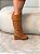 Bota Feminina Montaria Luzia Caramelo em Couro legítimo - Imagem 7