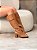 Bota Feminina Montaria Luzia Caramelo em Couro legítimo - Imagem 4