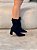 Bota Feminina Fran Slouch Preta camurça - Imagem 8