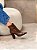 Bota Feminina Perla Marrom Salto Bloco - Imagem 2