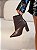 Bota Feminina Perla Marrom Salto Bloco - Imagem 2