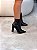 Bota Feminina Perla Preta Salto Bloco - Imagem 9