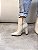 Bota Feminina Perla Off-white Salto Bloco - Imagem 6