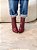 Bota Feminina Perla Vinho Salto Bloco - Imagem 8
