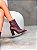 Bota Feminina Perla Vinho Salto Bloco - Imagem 5
