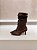 Bota Feminina Slouch Ingret Marrom em Couro legítimo - Imagem 6