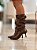 Bota Feminina Slouch Ingret Marrom em Couro legítimo - Imagem 3