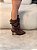Bota Feminina Slouch Ingret Marrom em Couro legítimo - Imagem 8