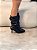 Bota Feminina Slouch Ingret Preta em Couro legitimo - Imagem 9
