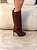 Bota Feminina Nicole Marrom Cano Alto - Imagem 8
