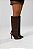 Bota Feminina Nicole Marrom Cano Alto - Imagem 6