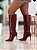 Bota Feminina Nicole Vinho Cano Alto - Imagem 4