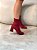 Bota Feminina Luana Vinho em Meia - Imagem 4