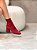 Bota Feminina Luana Vinho em Meia - Imagem 7