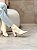 Bota Feminina Lore Off-White em meia Tricô - Imagem 12