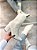Bota Feminina Lore Off-White em meia Tricô - Imagem 9