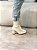 Bota Feminina Lore Off-White em meia Tricô - Imagem 6
