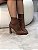 Bota Feminina Ivy Marrom em Meia - Imagem 10