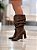 Bota Feminina Siena Slouch Marrom em Couro legítimo - Imagem 9