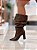 Bota Feminina Siena Slouch Marrom em Couro legítimo - Imagem 8