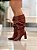 Bota Feminina Siena Slouch Vinho em Couro legítimo - Imagem 1
