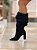 Bota Feminina Siena Slouch Preto camurça em Couro legítimo - Imagem 1