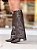 Bota Feminina Lola Marrom Capa Cano alto - Imagem 7
