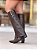 Bota Feminina Lola Marrom Capa Cano alto - Imagem 8
