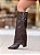 Bota Feminina Lola Marrom Capa Cano alto - Imagem 9