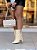 Bota Feminina Capa Lola Off-White Cano Curto - Imagem 10