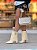 Bota Feminina Capa Lola Off-White Cano Curto - Imagem 6