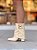 Bota Feminina Capa Lola Off-White Cano Curto - Imagem 2