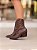Bota Feminina Western Belize Marrom Cano Curto em Couro Legítimo - Imagem 1